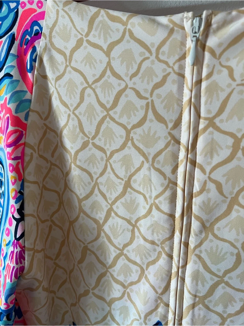 Lilly Pulitzer Minka Maxi Dress in the "Coral Spritz Beach Bungalow" Sz 14 - Picture 9 of 13